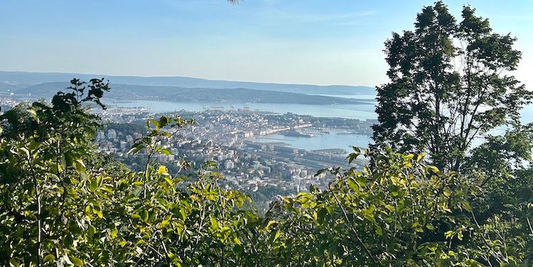 Obelisco lookout point in Trieste, Italy