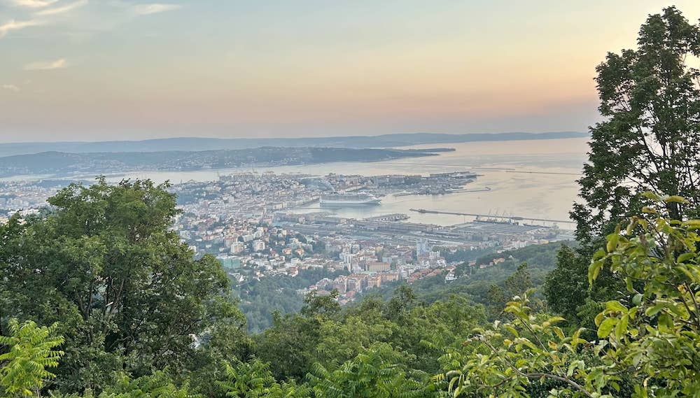 View from the Obelisco in Opicina, Trieste