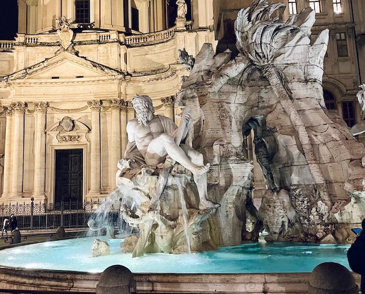 Trevi Fountain in Rome, Italy