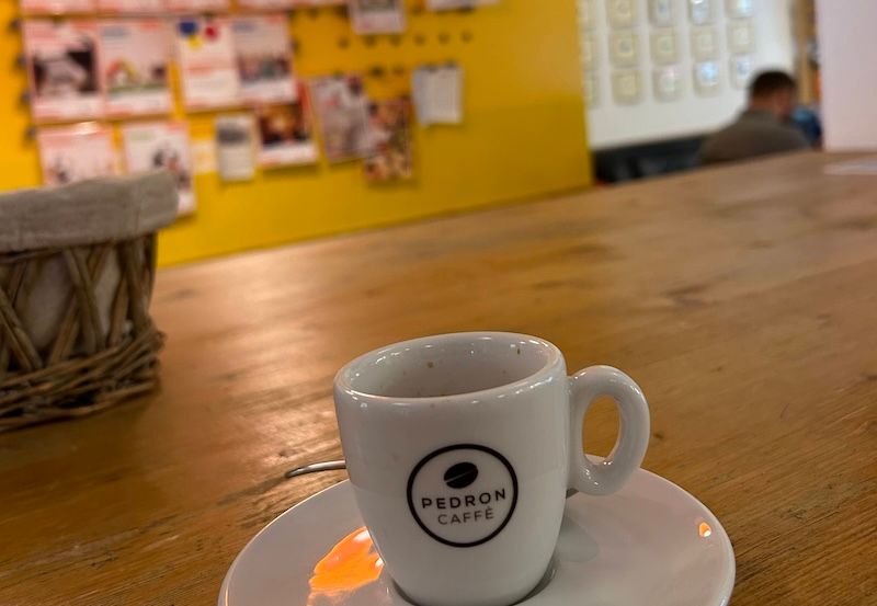 A shot of espresso at Rab Cafe.