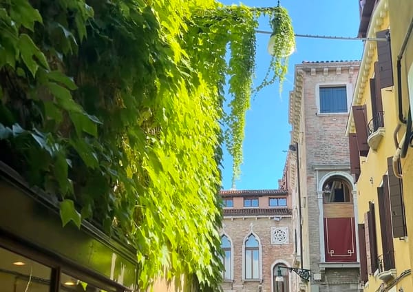 A side street in Venice, Italy.